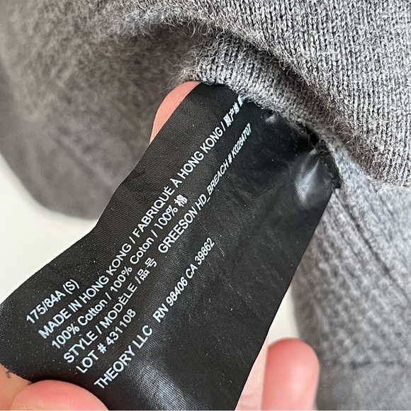 Theory Waffle Cotton Pullover Hoodie - Picture 5 of 6